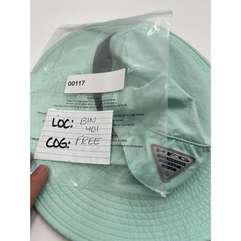 Columbia PFG Backcast Booney Hat Gulf Stream L/XL Fishing Sun Hat UPF 50